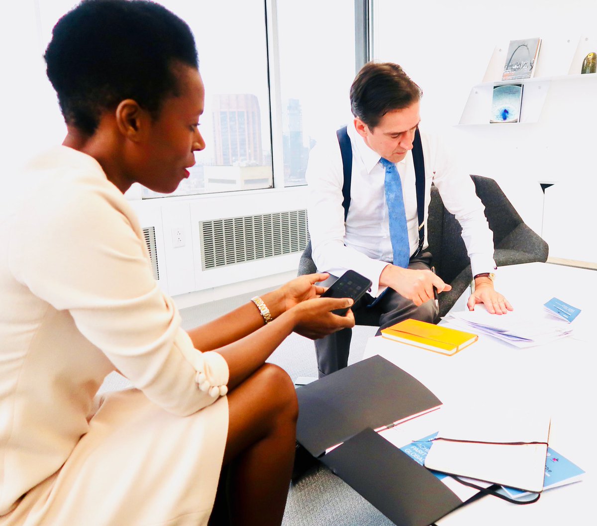 enyamayaro's tweet photo. Countdown to @unitednations #GeneralAssembly2018 — Thank you Ambassador @sauerka of @FinlandUN for the planning meeting this afternoon. #GenderEquality #UNGA73 #HeForShe https://t.co/T4kmA2v0MH