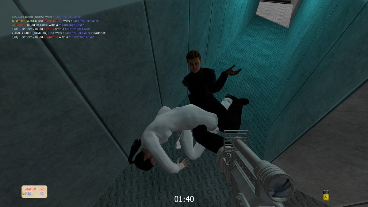 ShempTheWolf's tweet photo. Office? Fort Knox? Duke Nukem?? Oh yea! We have them! In GoldenEye Source! What are you waiting for? Do you need me to call Duke?! https://t.co/nA8bUnz9UU https://t.co/G3G0L1ZU5e #TeamB42 @SmallStreamersC @SupStreamers @TwitchShare @H8rBlocker #GoldenEyeSourceRocks #freetoplay https://t.co/shfMiFGDA6