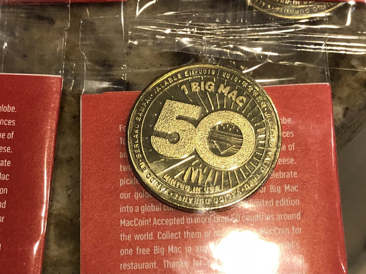 4Scarrs_Gaming's tweet image. Look what showed up in the mail today!!!  Celebrating 50 years of Big Mac with @McDonaldsCanada 50 coins!! #MacCoin #BigMac50