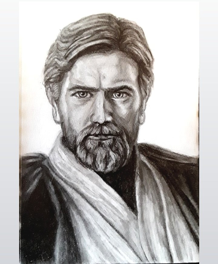 'The Force will be with you, always.' - Obi-Wan Kenobi
#obiwankenobi #starwarsfanart #starwars #jedi #ewanmcgreggor #starwarssketches #generalkenobi #revengeofthesith #starwarsart @starwars @SW_ArtGallery @mcgregor_ewan #mtfbwy #fanart #pencil #sketch #blackandwhite #portrait