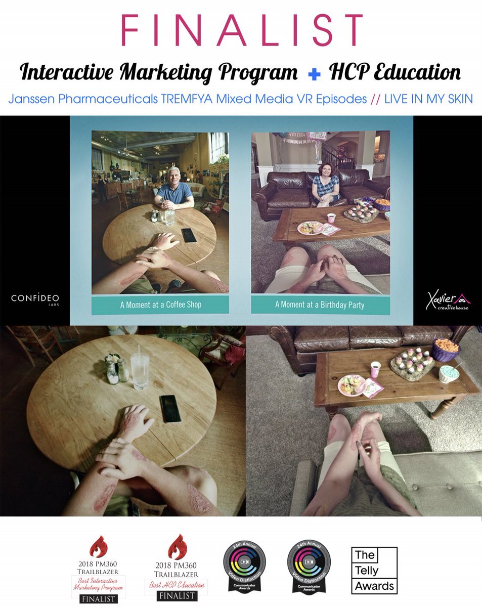 ConfideoLabs's tweet photo. Excited to celebrate some of our work {pics} tomorrow night at the #PM360TrailblazerAwards, along with the myriad of impactful and important creative work deployed by our industry.

#PharmaMarketing 
#SalesAid
#InteractiveMarketingProgram
#HCPEducation

#VR #AR #MR 

@PM360online https://t.co/9JSMFvnLHP