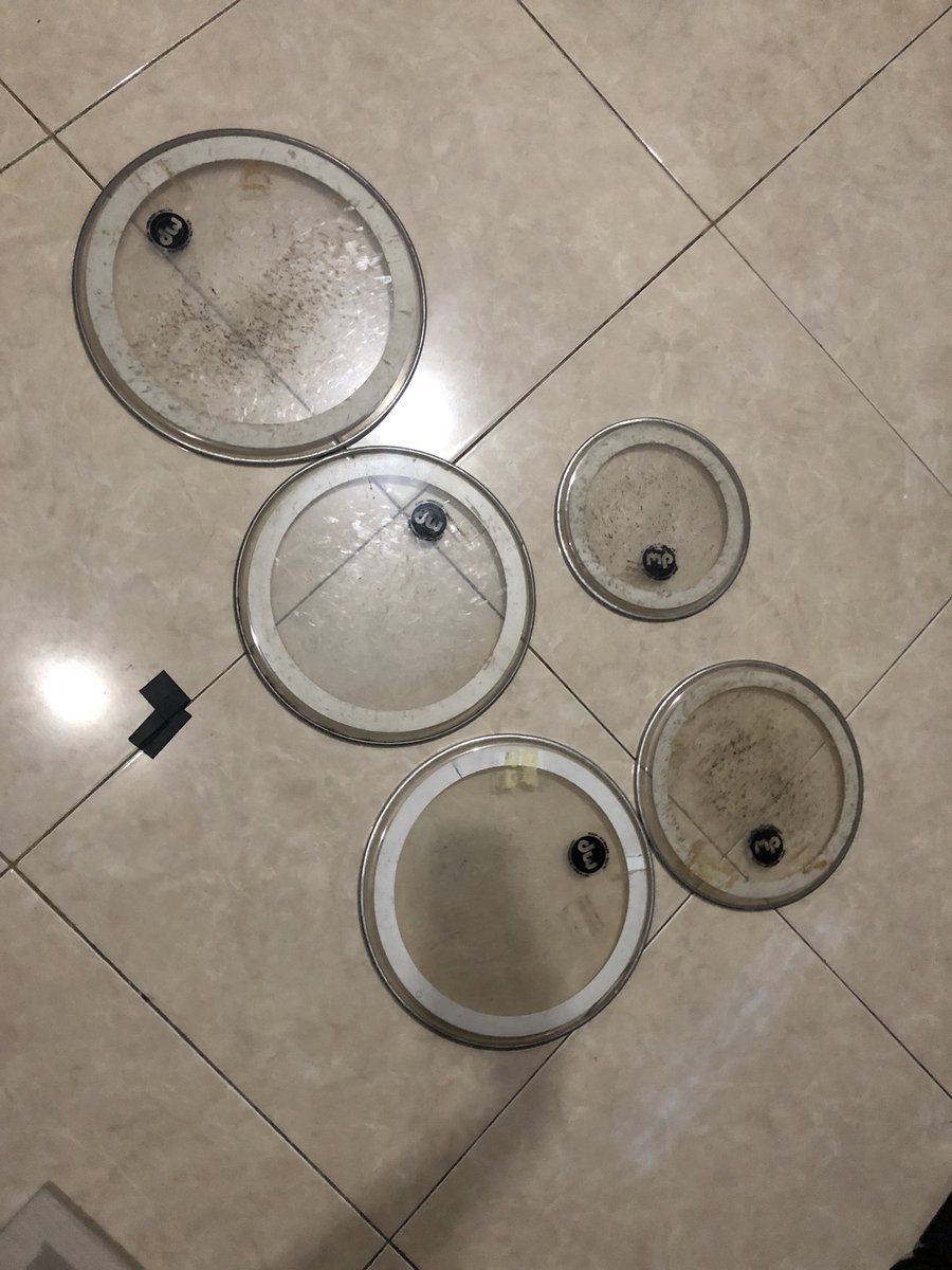 For sale Pearl head 10,12,16,18 top ,14 snare | tama head top bottom 10,12,16 | dw head top 10,12,14,14,16  <a href="/DrumBagus/">@DrumBagus</a>