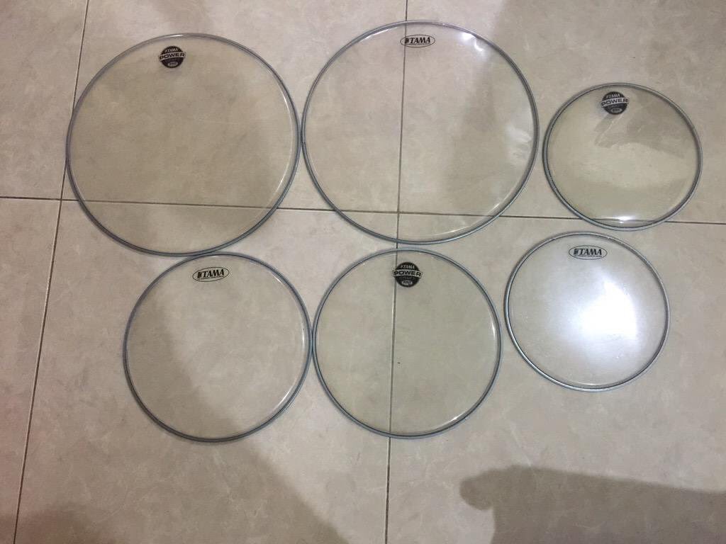 sevendrumworld's tweet photo. For sale Pearl head 10,12,16,18 top ,14 snare | tama head top bottom 10,12,16 | dw head top 10,12,14,14,16  @DrumBagus https://t.co/HvMSPD7Hth