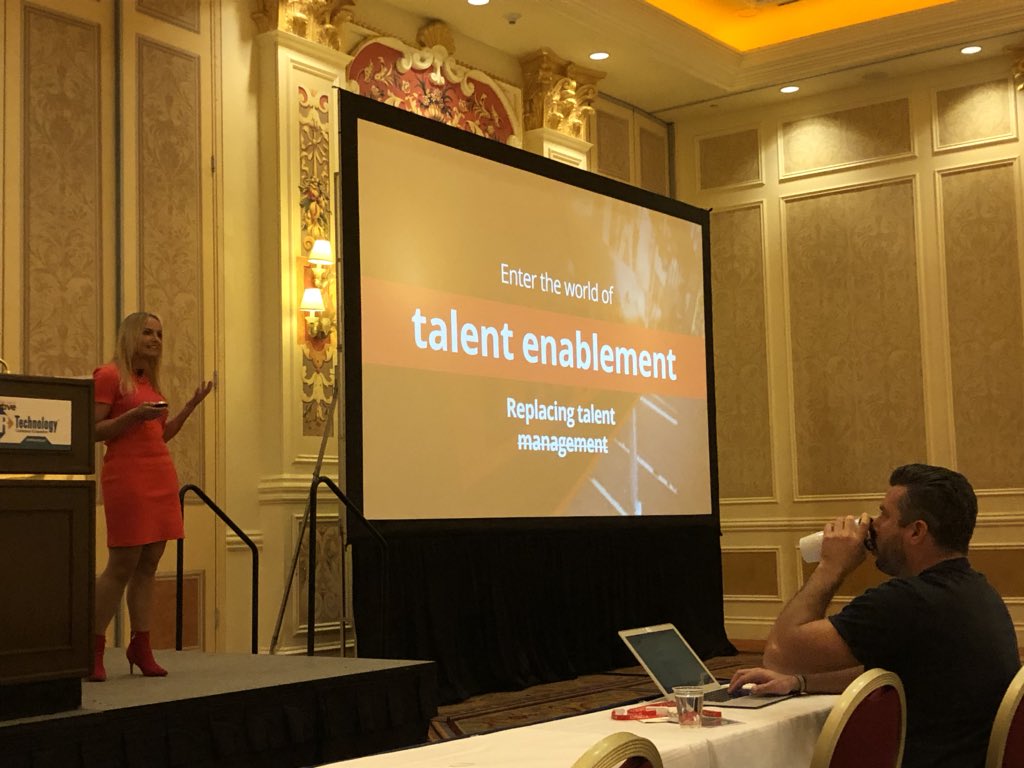 JoMillsCEG's tweet photo. #HRTechConf @Anne_FultonCEG “The traditional 9 box is not delivering workforce agility” instead enter the world of talent enablement.
Let people do more of what they love! https://t.co/eO3YTqAeCL