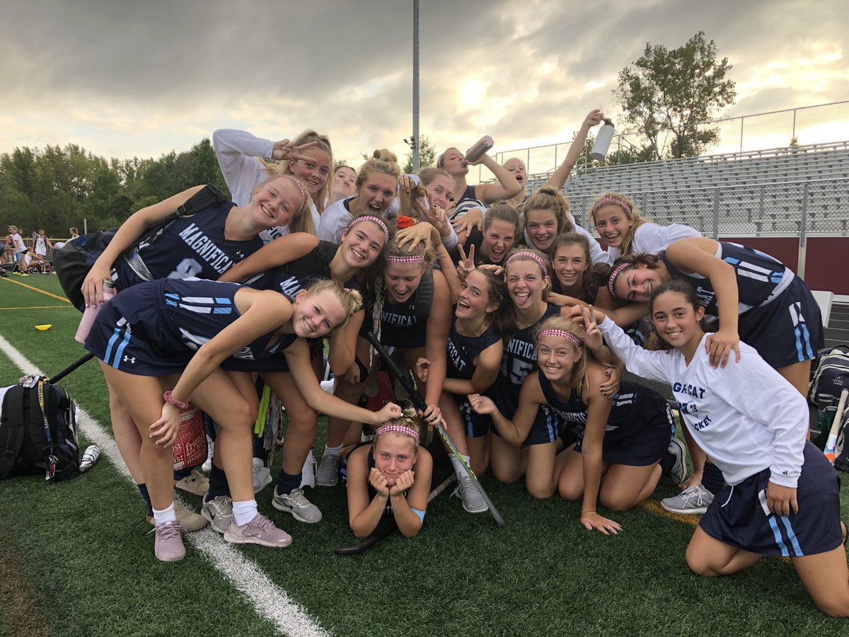 Magnificat_FH's tweet photo. We are on a roll! Another win over Walsh tonight!! Final score: 6-1 https://t.co/1BjWVlSNxK