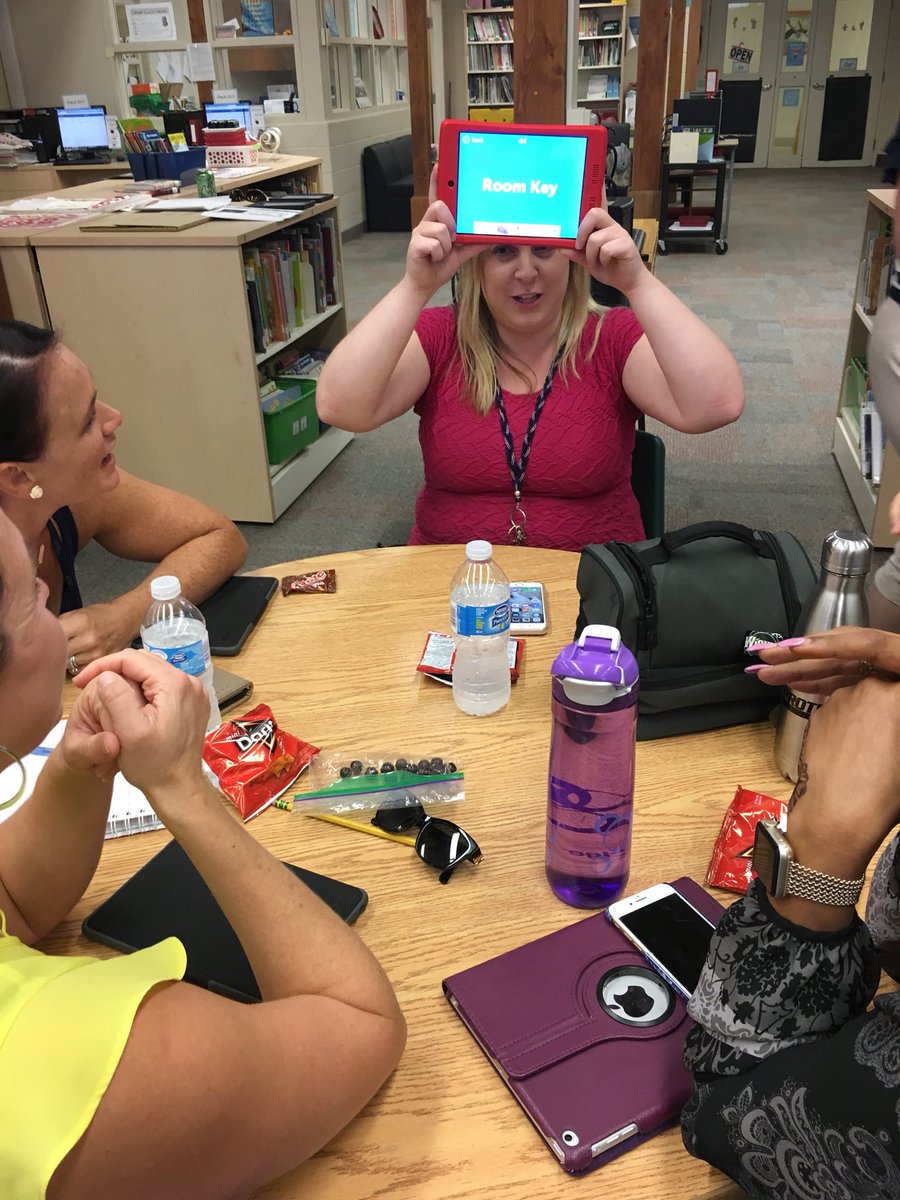 MrsSouthwell's tweet photo. Had some fun at our @RidgeviewPS staff meeting playing Charades Kids (Heads Up) and People Bingo using Google Slides! #rpsisawesome #PeelEML @peel21st https://t.co/39zXxDZFLa