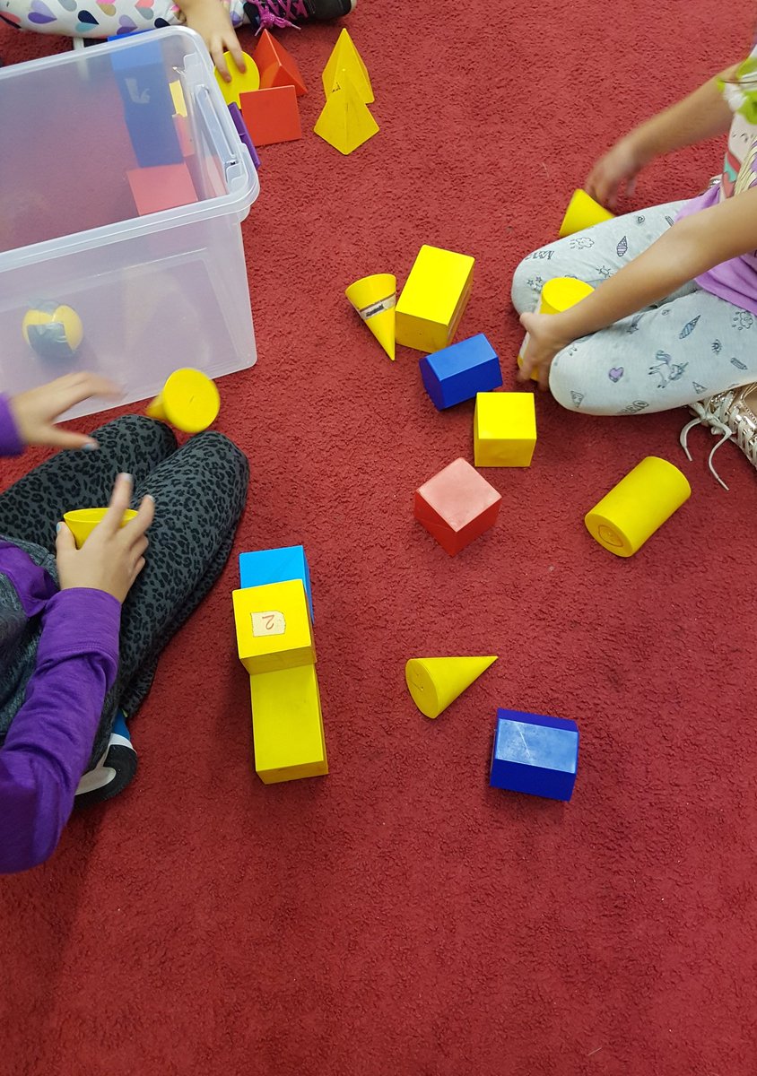 Soaringingrade3's tweet photo. Exploring the differences between 2D and 3D shapes! #hawkwood3s #CBEMath https://t.co/AdeZ6VAwiY