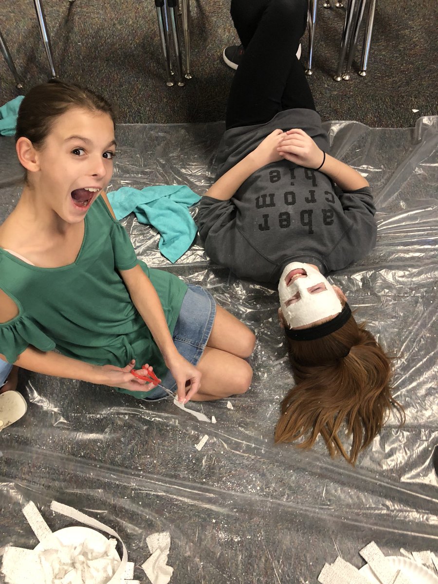 mrschmidt_gvsms's tweet photo. We worked on making personalized masks for our super hero characters we have created! #smseagles #gvsms #gvmstheater @Eaglesgvsms @GV_Schools https://t.co/fKAZ34t8ud