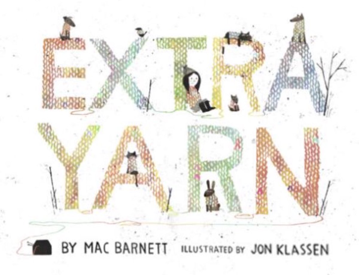 Ss were mesmerized by the magic in Extra Yarn @macbarnett . Many creative conversations about the magic of the yarn. <a href="/heatherie73/">Heather Klein</a> #classroombookaday