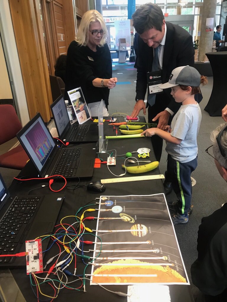 Rob_Fleming's tweet photo. Had a great time @WhistlerPL today!   Thanks for the tour.  Can’t wait to hear the #readradio podcast we recorded!  #ubcm2018 @BCLibrariesCoop https://t.co/jou4UhkQRb