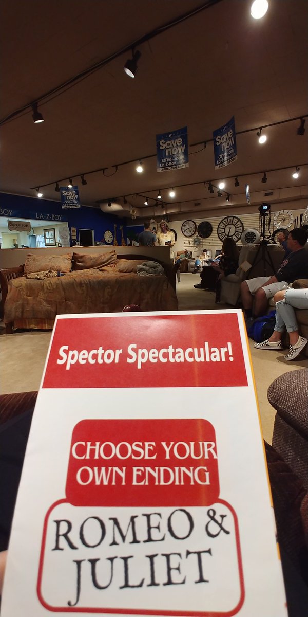 hellohahanarf's tweet photo. Act two moved to the recliner section of the furniture store. I love this so much.
#smalltownct https://t.co/cgnp8WwjpK