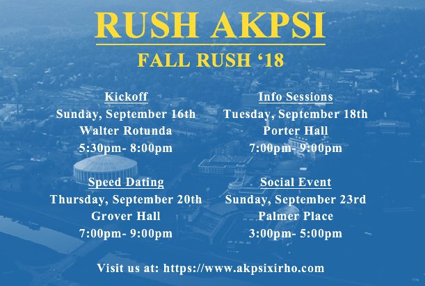 AKPsiOU's tweet photo. Come meet your future brothers &amp; expand on your professional skills! Business majors OR minors are welcomed! https://t.co/Mo7TnLdsKv