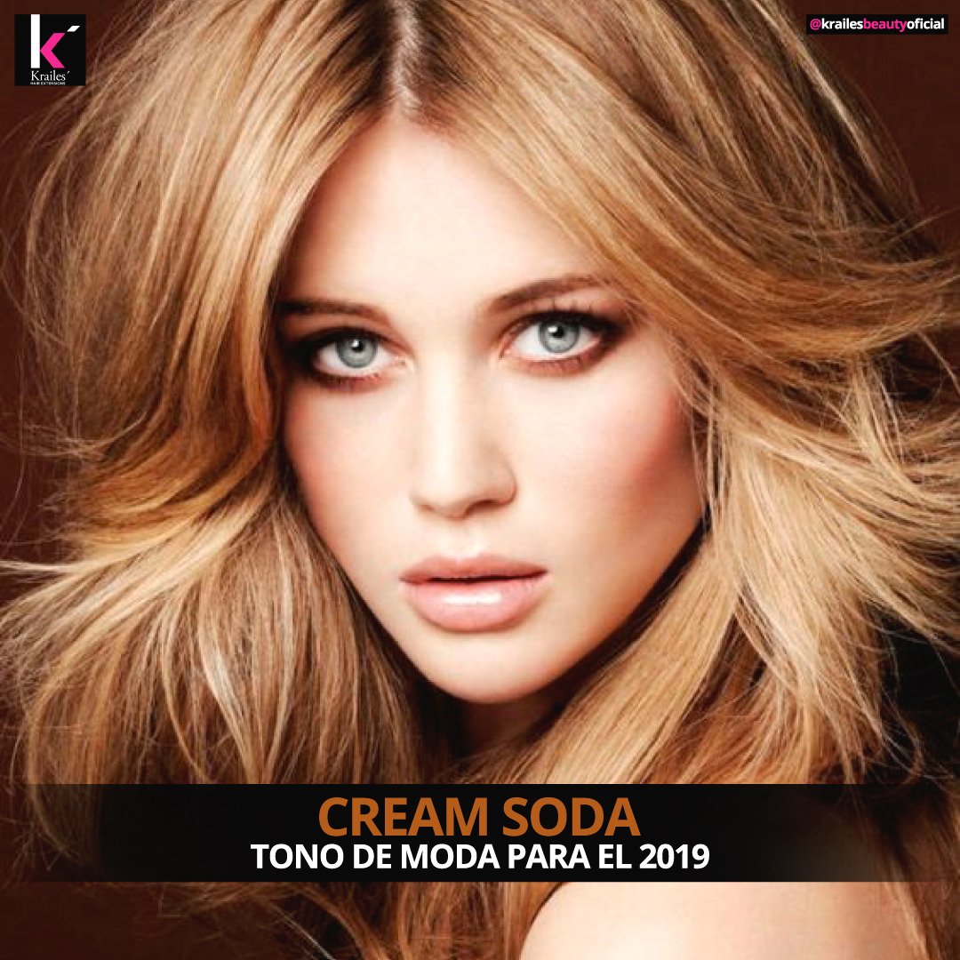 Hoy te recomendamos el color Cream Soda 🔶 Las mechas para el cabello con este color es una mezcla entre el moreno y el tono rubio. Lo mejor es que irá perfecto con chicas rubias y morenas 💆‍♀ Envíame un DM o llama hoy mismo al ☎ 718-731-2128 y agendemos tu cita. #Kraileshair