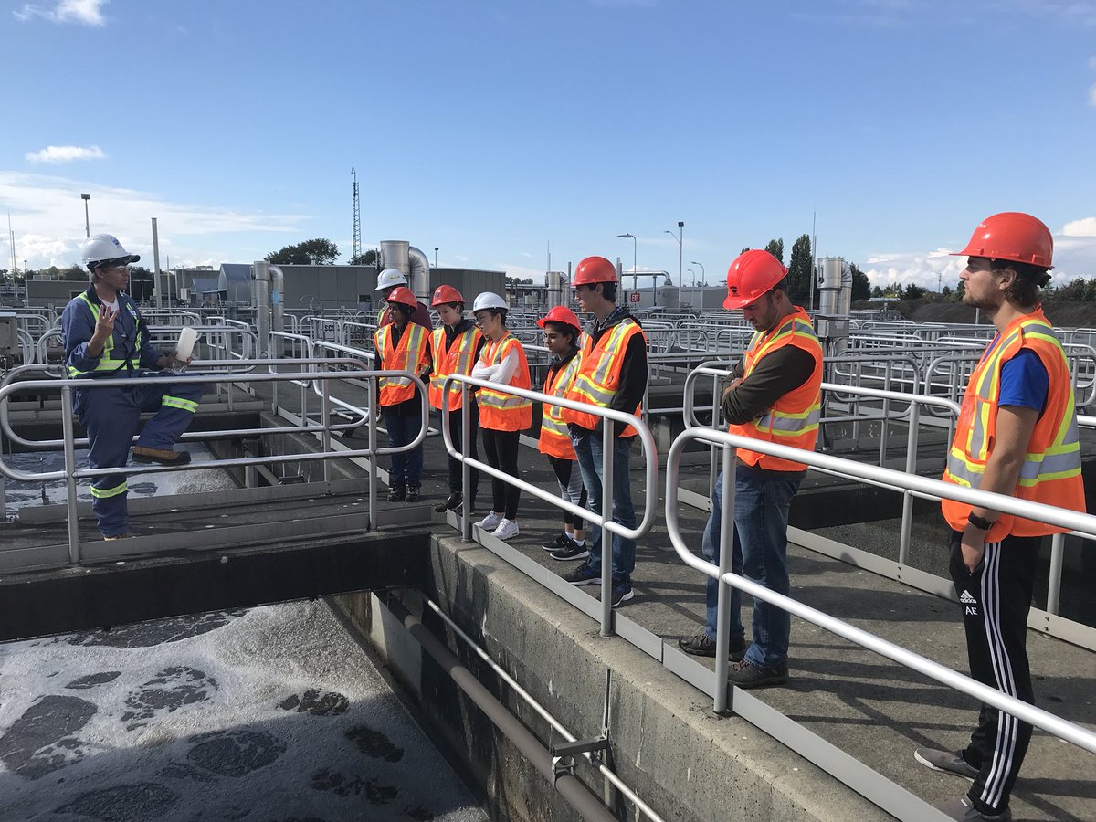 RyanZiels's tweet photo. Great day for a @ubcengineering class field trip to @MetroVancouverβs beautiful Lulu Island Wastewater Treatment Plant! #microbesatwork https://t.co/5zs8OWpQ07