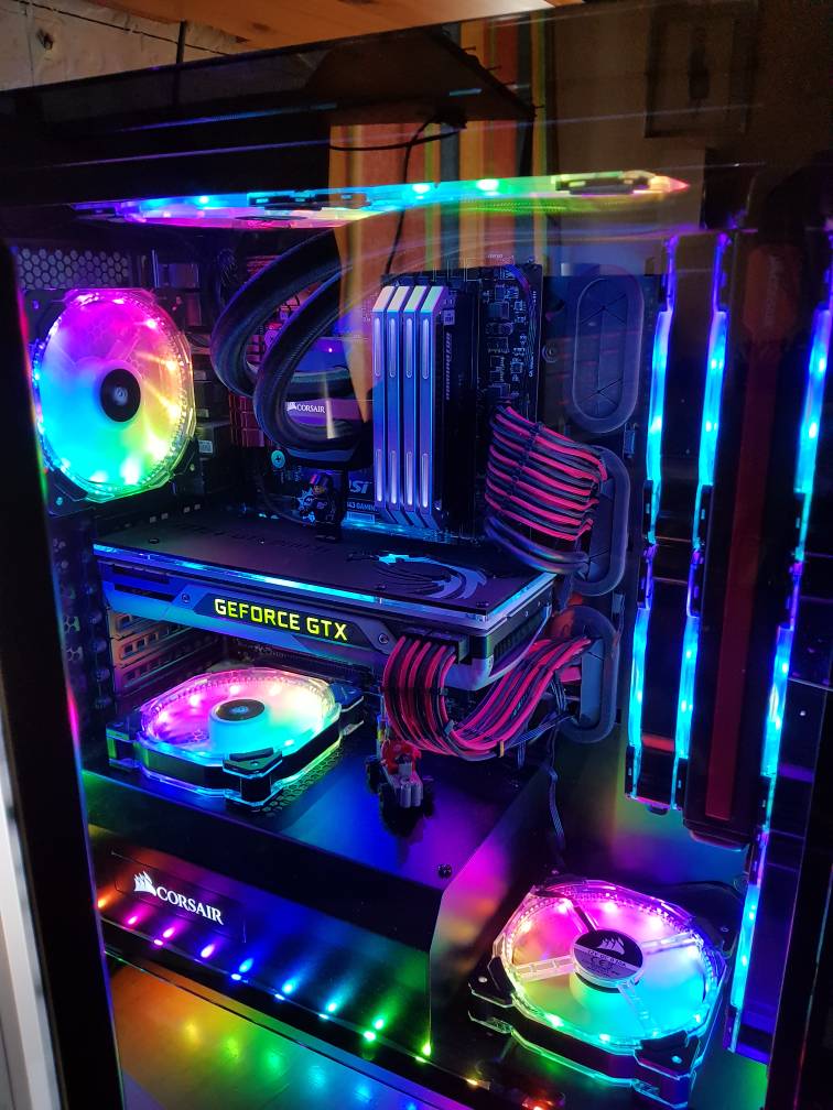 MrMidnight1188's tweet photo. @YoshiBanner @Denzarki There are so many gorgeous builds out there. This is one of my favourites. It's #RGBEAUTIFUL ๐๐๐ https://t.co/xzssnP7OQc