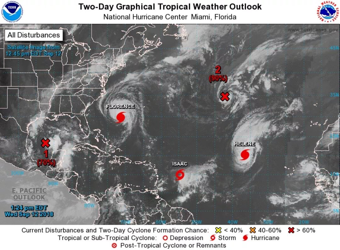 _Amyable_'s tweet image. The #Pacific has had a busy but steady season for the past couple of months. The #Atlantic just woke up and realized it was an hour late for work and ran out the door half-dressed with coffee spilled down its shirt. #HurricaneFlorence2018