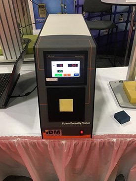 IDM_Instruments's tweet photo. #UTECHNA 2018 is officially over. Our international sales specialist, Josh, was able to discuss and demonstrate our #foam #testing #equipment and #instruments. He also presented on the "Ask the #Expert" panel, where he talked about IDM as a #company, and our #products. https://t.co/1UDcbsfZsv