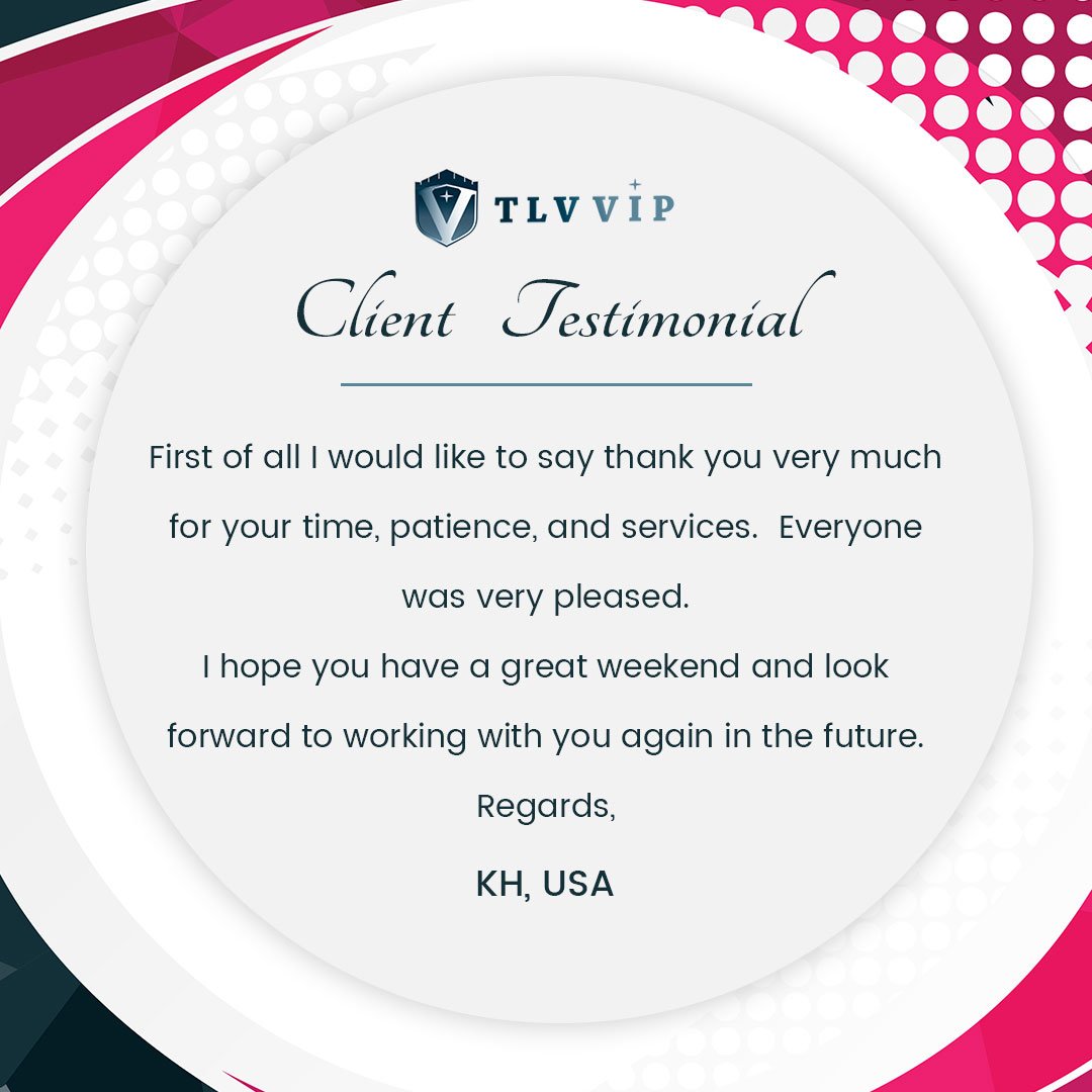 TLVVIP's tweet image. TLVVIP understand your needs &amp;amp; is fully committed in providing the best hospitality, travel &amp;amp; entertainment solutions for VIP travelers and hosts. We value our clients as they are an integral part of our business. 
#TLVVIP #VIPtourism #IsraelTourism #Hospitality #  #TravelGram