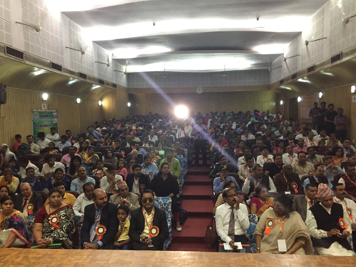 drbishnuhnepal's tweet photo. #TIMEforACADEMICS: #HBD to #DrRadhaKrishnan-Former #President of #India & the day celebrated as #NationalTeachersDay/5Sep2018@#KrishnaMenonHall/#ND..TX@D audience appreciating my #KeynoteSpeech on #Nepal-India-Rlns & #HimalayanCivilizations..@#Himalayas@#UNSG @#UNWTO@#RUM@#PCDRS https://t.co/JtT12dzVmN