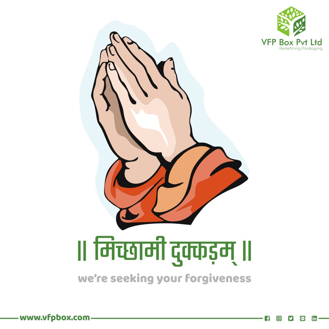 VFP_BOX's tweet photo. We're seeking your forgiveness.
#micchamidukkdam #Dukkadam #forgiveness
#Parsyushan #MichamiDukhdam #ParyushanParv
#mahavir #mahavirbhagwan #jayjinendra
#VfpBox #Box https://t.co/KEZQAQYixp