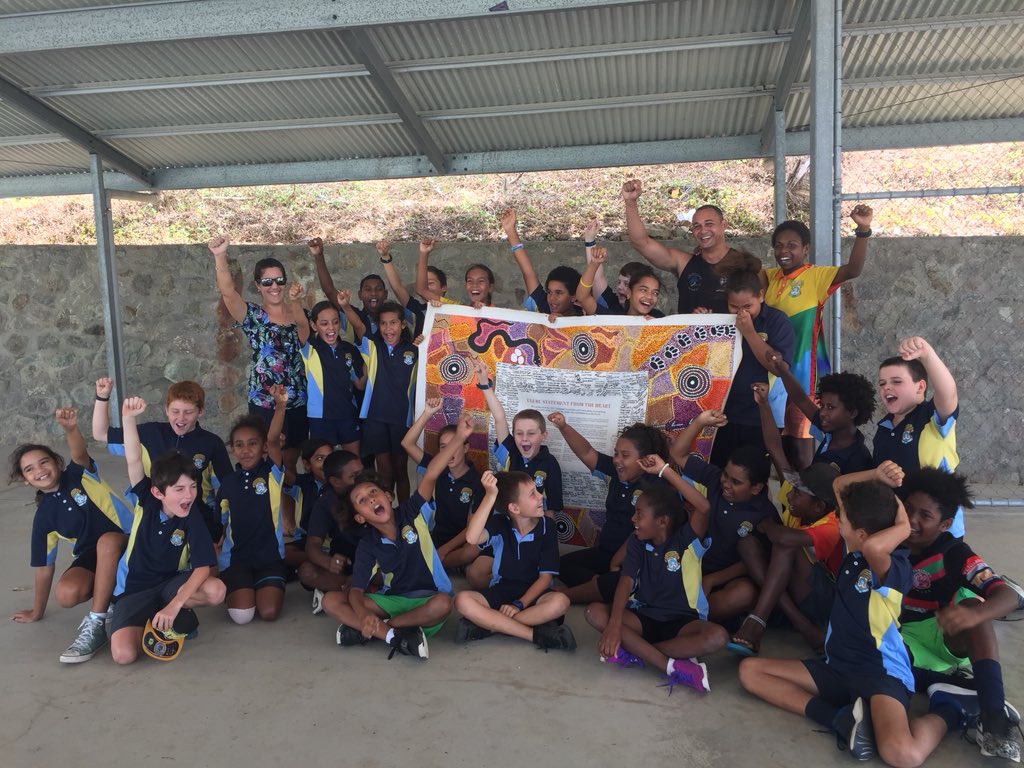 rhanna_collins's tweet photo. #WindsofZenadth first started in 1987 and has been going strong for 30 years. What a privilege to be able to tell so many #TorresStraitIslander stories this week on beautiful #Kaurareg country for @NITV Tune into #ThePoint at 8.30pm AEST #WeStandStrongTogether 🖤💛❤️💚💙 https://t.co/sVrEmKEXWi