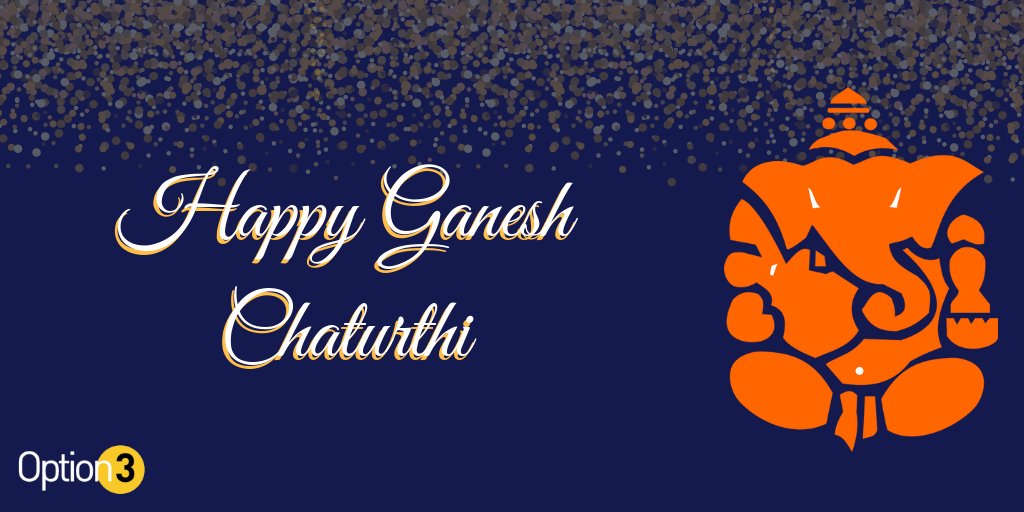 Option3_'s tweet photo. Option3 family wishes you a Happy Ganesh Chaturthi 😊Stay blessed and happy! https://t.co/HAQuPjPEcZ