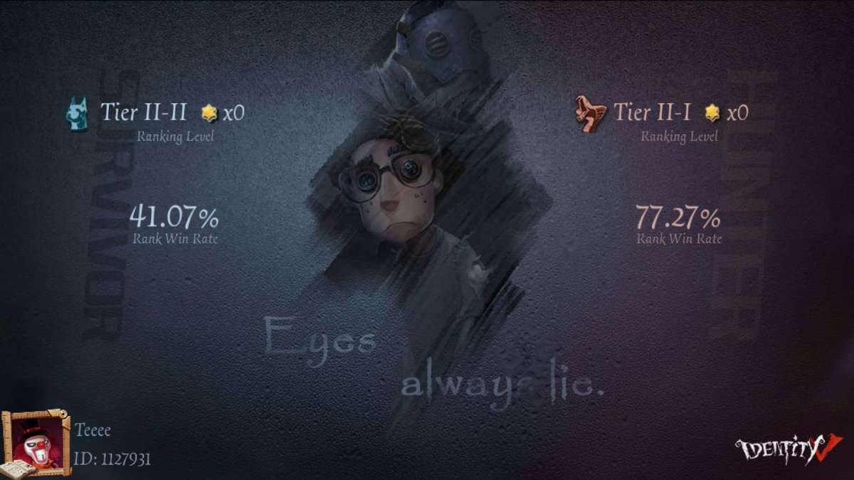 Teejlpder's tweet photo. I'm playing Identity V. Fancy a game? https://t.co/Jt8bHKjj4G