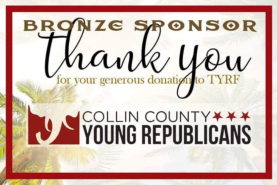 CCYRTX's tweet photo. We are so proud to be a Welcome Reception sponsor for @TexasYRs #TYRFCon2018 next week in #southpadreisland! #LeadRight #CollinYR #KeepCollinRed #KeepTexasRed #KeepTexasStrong #VoteforHaydenforTYRFChairman
@yrnf @YRNFSouthern @CollinGOP https://t.co/6COGAPM8Y5