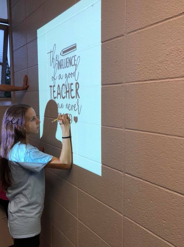 We had an absolute blast tonight, sprucing up Wakefield Elementary School.  Thank you to all the URI future teachers that came out and volunteered your time!