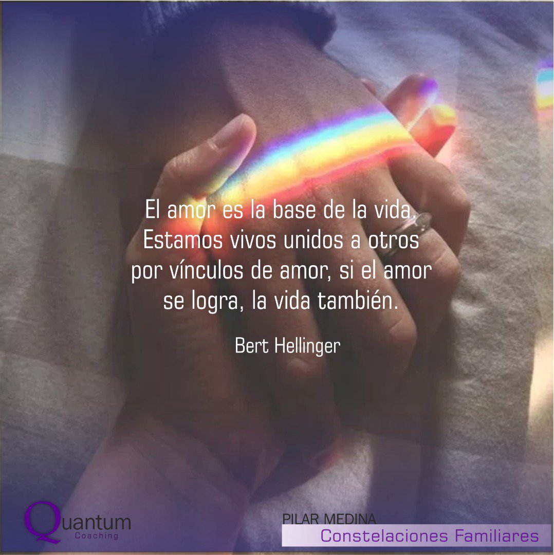 Quantum_18's tweet photo. El amor es lo que nos une a lo que nos antecede. Cuando hay orden, hay amor y la vida fluye. Cuando reconocemos los vínculos de amor con los demás, podemos sobrepasar la historia y mirar hacia adelante.
#PilarMedina
#ConstelacionesFamiliares info. al privado.
#QuantumCoaching #QC https://t.co/BrpvEzIoAz