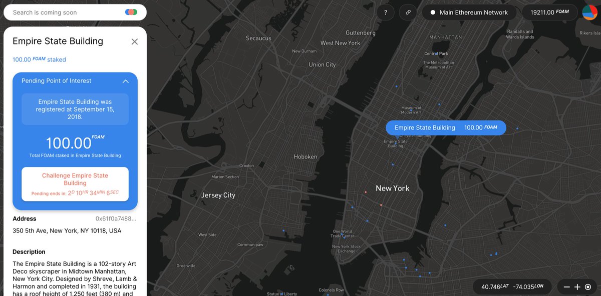 foamspace's tweet photo. The FOAM Map Launch and Proof of Use phase is off to an amazing start and rapidly growing by the work of Cartographers! 🔎🗺️⛓️
📍~ Over 500 Points of Interest and have been added and 100,000 tokens staked in the first 24 hours! #work #curation
🌐 ~ https://t.co/HWChiISdpV https://t.co/fUuMbjTc7Q