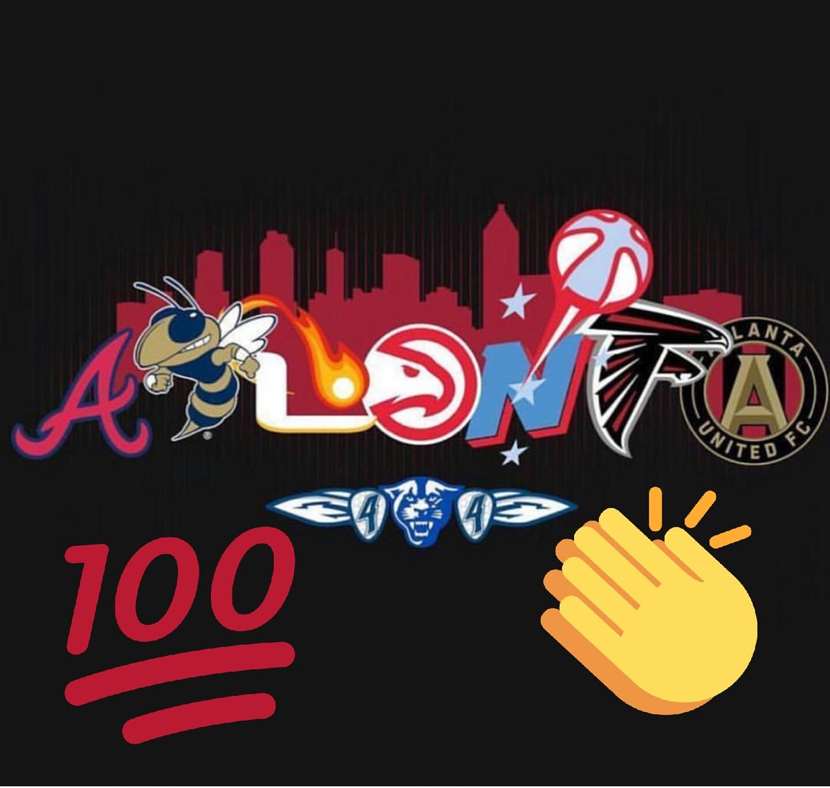 barron6289's tweet photo. Reppin' my city.. #True2Atlanta @Braves @ATLHawks @ATLUTD @AtlantaFalcons @AtlantaDream https://t.co/4FWcZjxmh6