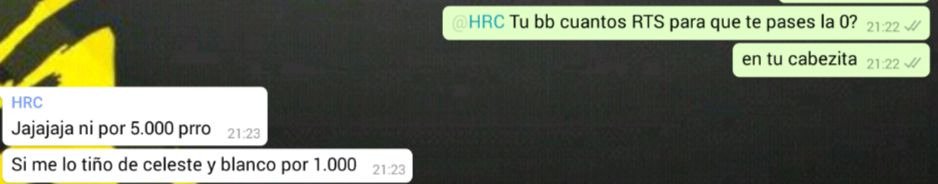 Ya casi llega la CR Latam , Lo cual <a href="/HinchaRC/">SURA | HinchaRC</a>  hizo una apuesta que si este Tweet llega a 1.000 RT se pinta el cabello de color celeste y blanco.
<a href="/ManuRvCr/">Manu</a> Acá esta tu venganza, Todos a darle RT!!!