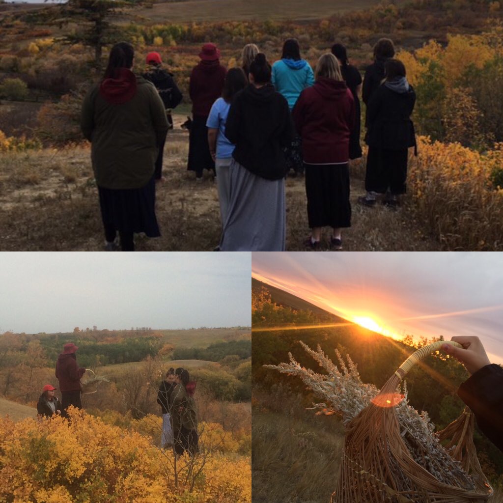 ShannonFayant's tweet photo. Outdoor School in full swing @FWJohnsonRegina #landbasededucation #traditionalteachings #Achievementunlocked #reconciliAction #wesmudgehere #followyourarrow #studentslead #engagementatitsfinest https://t.co/xwOkLRO5Wn