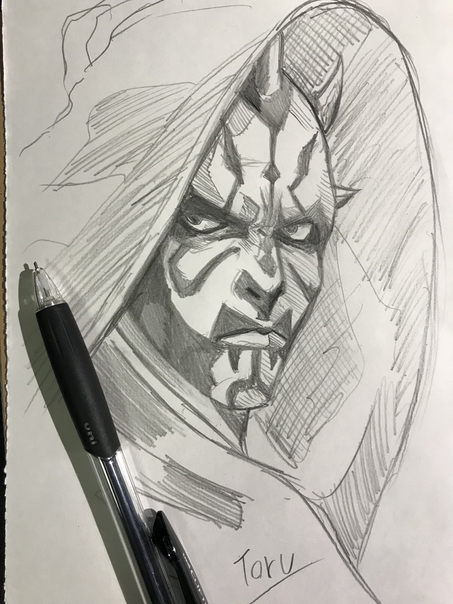 To Ru トール スターウォーズから ダースモール落書き スターウォーズ ダースモール イラスト 絵 絵描き Illust Starwars Movie T Co Slvcmm8l1s Twitter