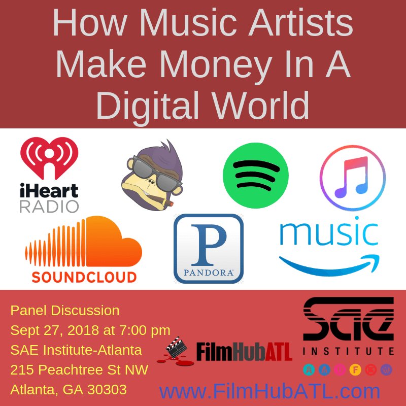 FilmHubATL's tweet image. We are honored to announce that #JoshuaJahAnayas of #PatchwerkRecordingStudios has agreed to sit on our panel discussing How Music Artist Can Make Money in a Digital Enviornment. #Beats #beatsforsale #hiphop #soundcloud #spotify #indiemusic #Atlanta #Music #rap #producer