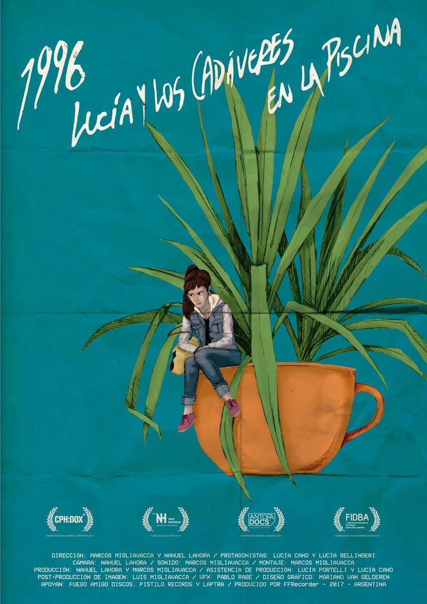 Lucy19963's tweet photo. ¡1996 Lucía y los cadáveres en la piscina, invita a su estreno nacional en @fidba ! La cita es este Viernes 14 de Septiembre a las 19 hs y el Domingo 16 de Septiembre a las 21.30 hs en la Sala 1 de Cine Cosmos UBA @CosmosUBA (Av. Corrientes 2046, CABA). ¡Los esperamos! https://t.co/J86LFRRZUJ