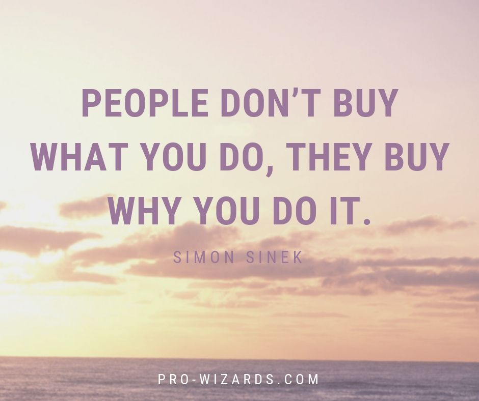 prowizards's tweet image. "People don’t buy what you do, they buy why you do it." - Simon Sinek
#digitalmarketingquotes