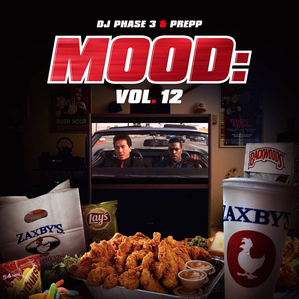 DjPhase3's tweet photo. Just dropped a banger on Spinrilla 👉🏾👉🏾 https://t.co/YUE5n21ebg Mood: 12 #EatUp! #Trapazoid!! https://t.co/JNkMEZzfo4