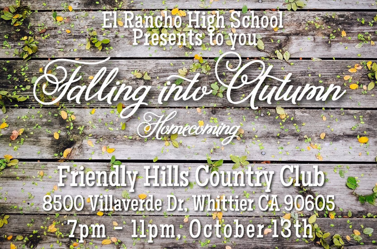 elrodeonews's tweet photo. Did you hear? Homecoming Dance tickets went on sale this week! To purchase a ticket, go to the cashiers office. #FallingIntoAutumn https://t.co/P4oEFTJ6mm