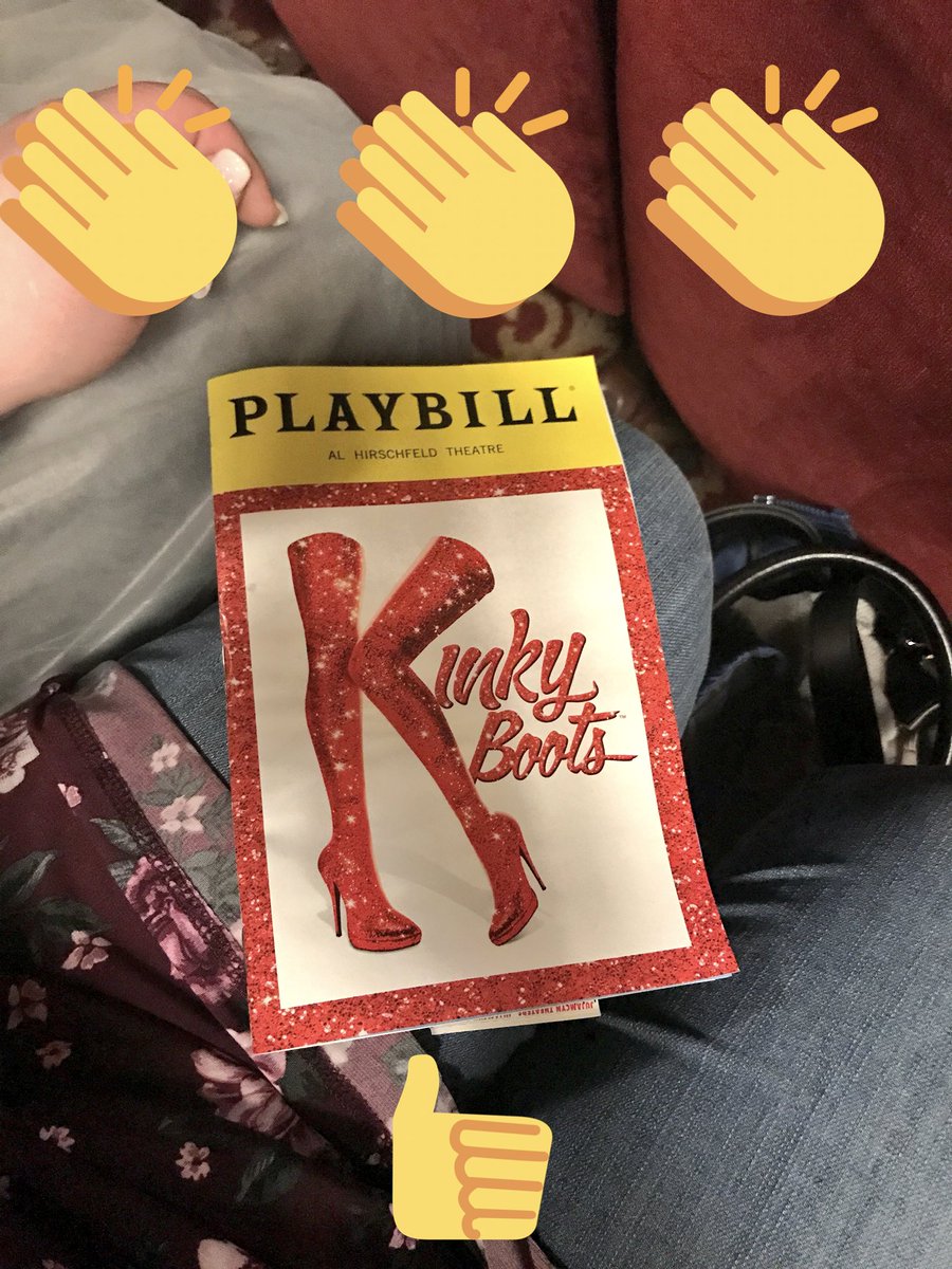 Sasenach1285's tweet image. I just got done seeing @MarkBallas &amp;amp; @BlaineKrauss in @KinkyBootsBway and it was AMAZING #standforlove  😉
