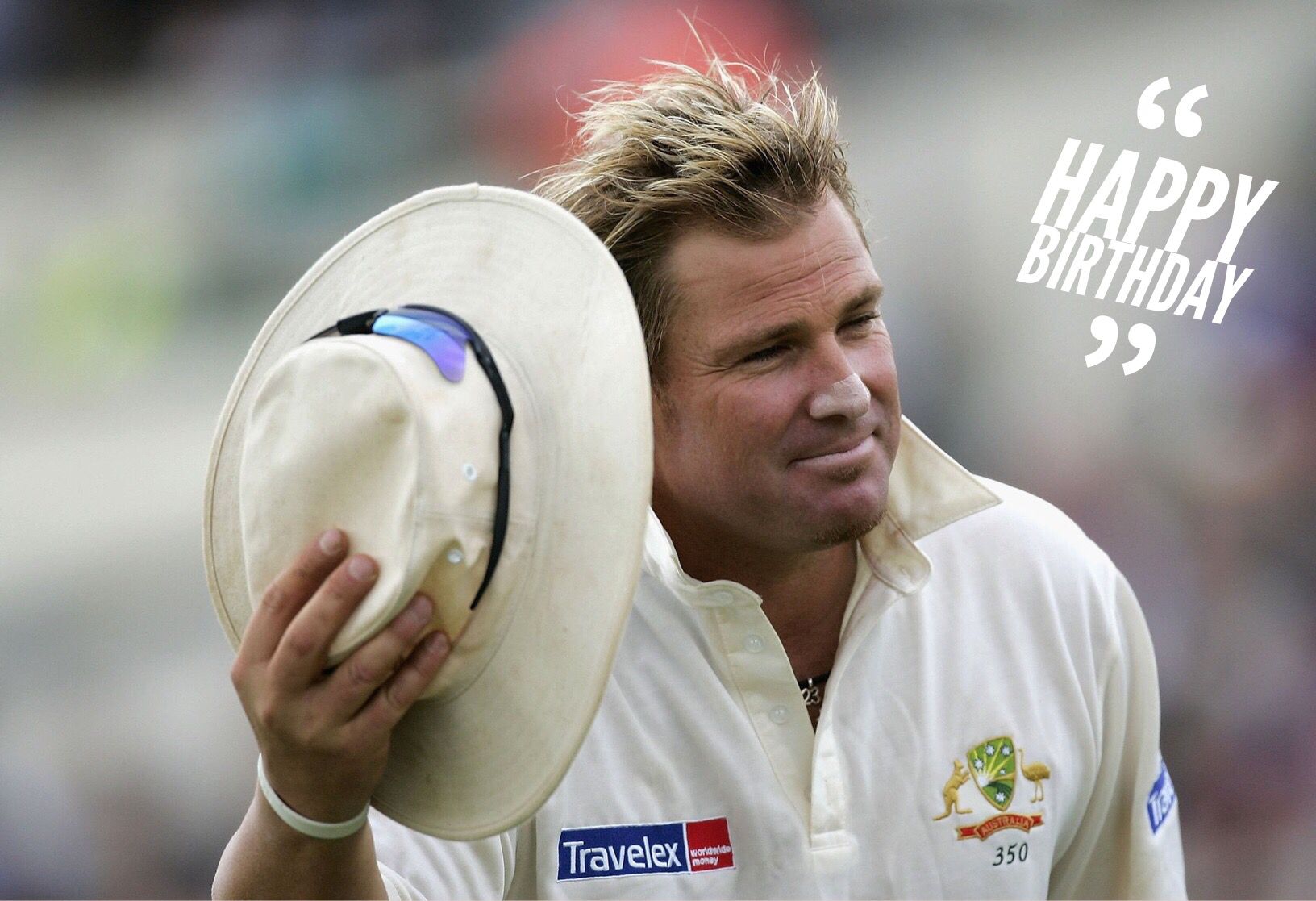 Happy Birthday Shane Warne.  ICC 