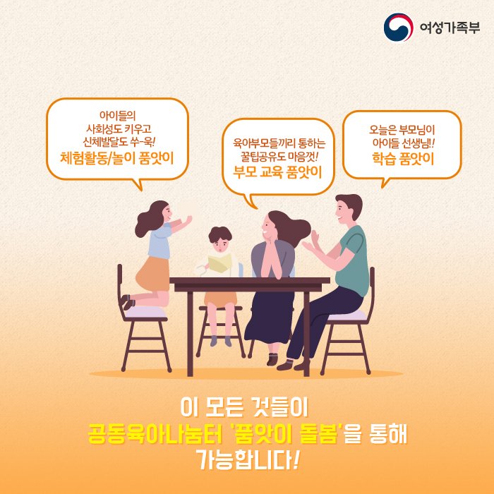 mogef's tweet image. 🏠우리동네 공동육아나눔터!
&apos;건강가정지원센터&apos;에서 확인하세요😉
▶카드뉴스 더보기 : goo.gl/Q98Rzn

#공동육아나눔터 #여성가족부 #가족사랑
#건강가정지원센터 #카드뉴스