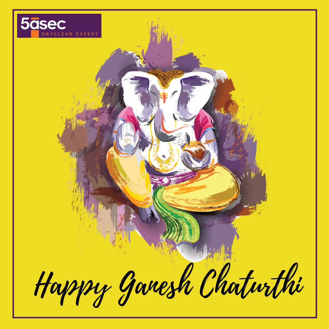 Warm greetings to all on the auspicious occasion of #GaneshChaturthi. May this festival remove all obstacles and bestow wisdom, strength, success, happiness, and prosperity on everyone. #5asecIndia