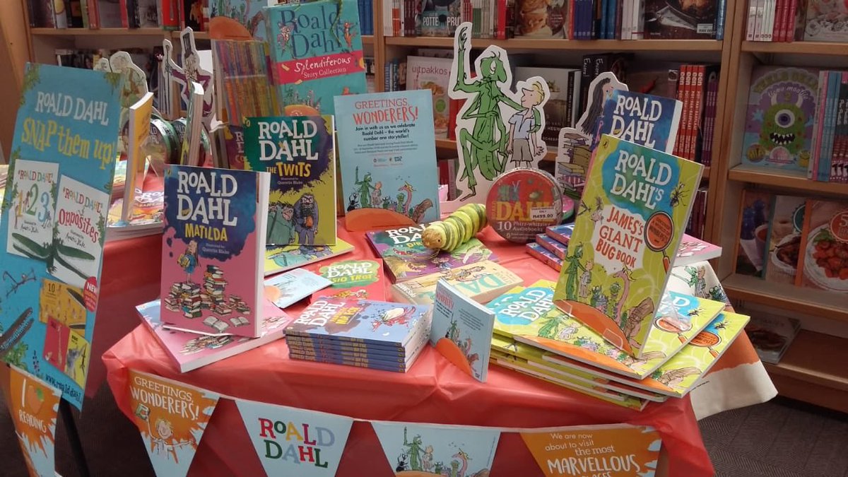 readerwarehouse's tweet photo. Happy #RoaldDahlDay 2018!🎉🎈

Mr. Wonka: "Don't forget what happened to the man who suddenly got everything he wanted." Charlie Bucket: "What happened?" Mr. Wonka: "He lived happily ever after." - Charlie and the Chocolate Factory

Remember to dream big today 
#RoaldDahlDay2018 https://t.co/yQKZj5USAP