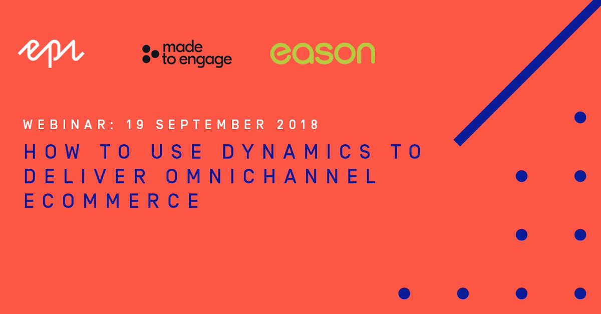 episerver's tweet image. Register for our Webinar with @madetoengage - bit.ly/2x7Irpf! We'll be discussing how the book retailer @easons managed a 60% increase in Black Friday sales by launching ecommerce with #MicrosoftDyn365