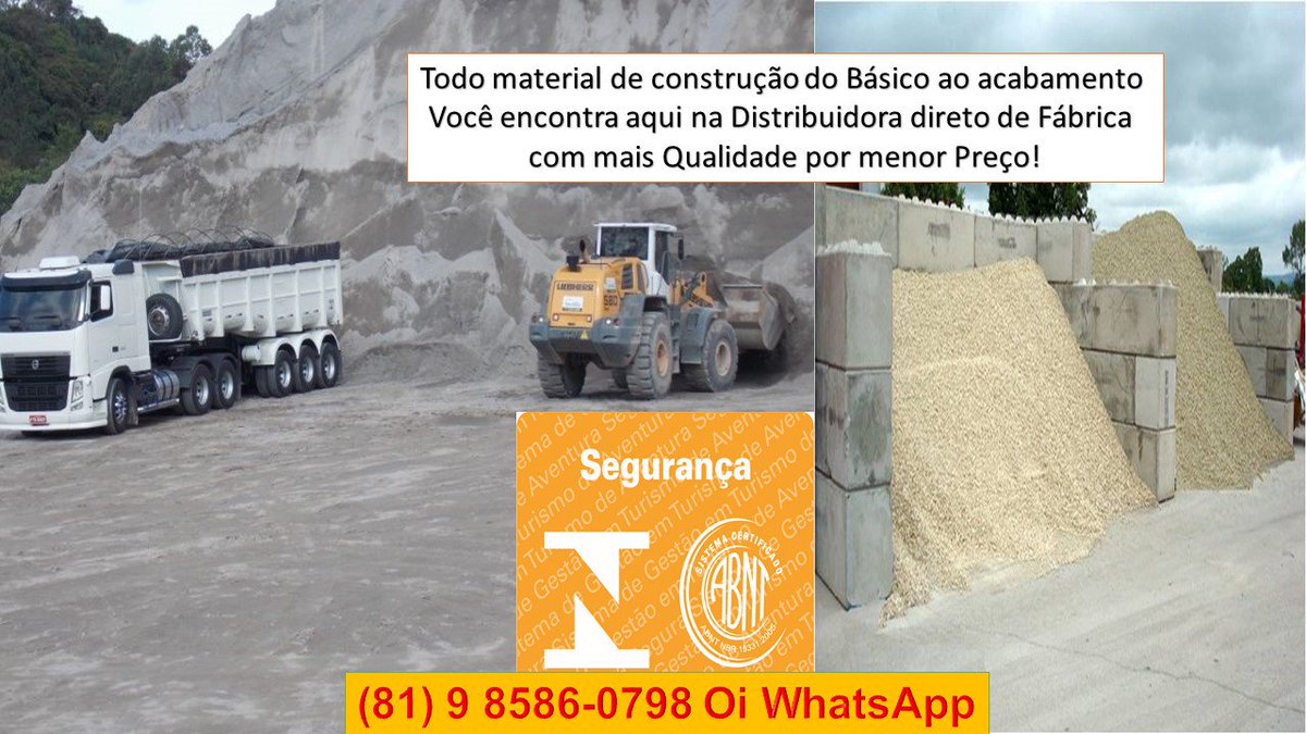 OJ Distribuidor (@ojdistribuidor) on Twitter photo Vendemos material de construção direto de Fábrica de acordo com os padrões técnicos de segurança e qualidade.
Tel.: (81) 98586-0798 Oi Whatsapp Vendemos material de construção direto de Fábrica de acordo com os padrões técnicos de segurança e qualidade.
Tel.: (81) 98586-0798 Oi Whatsapp