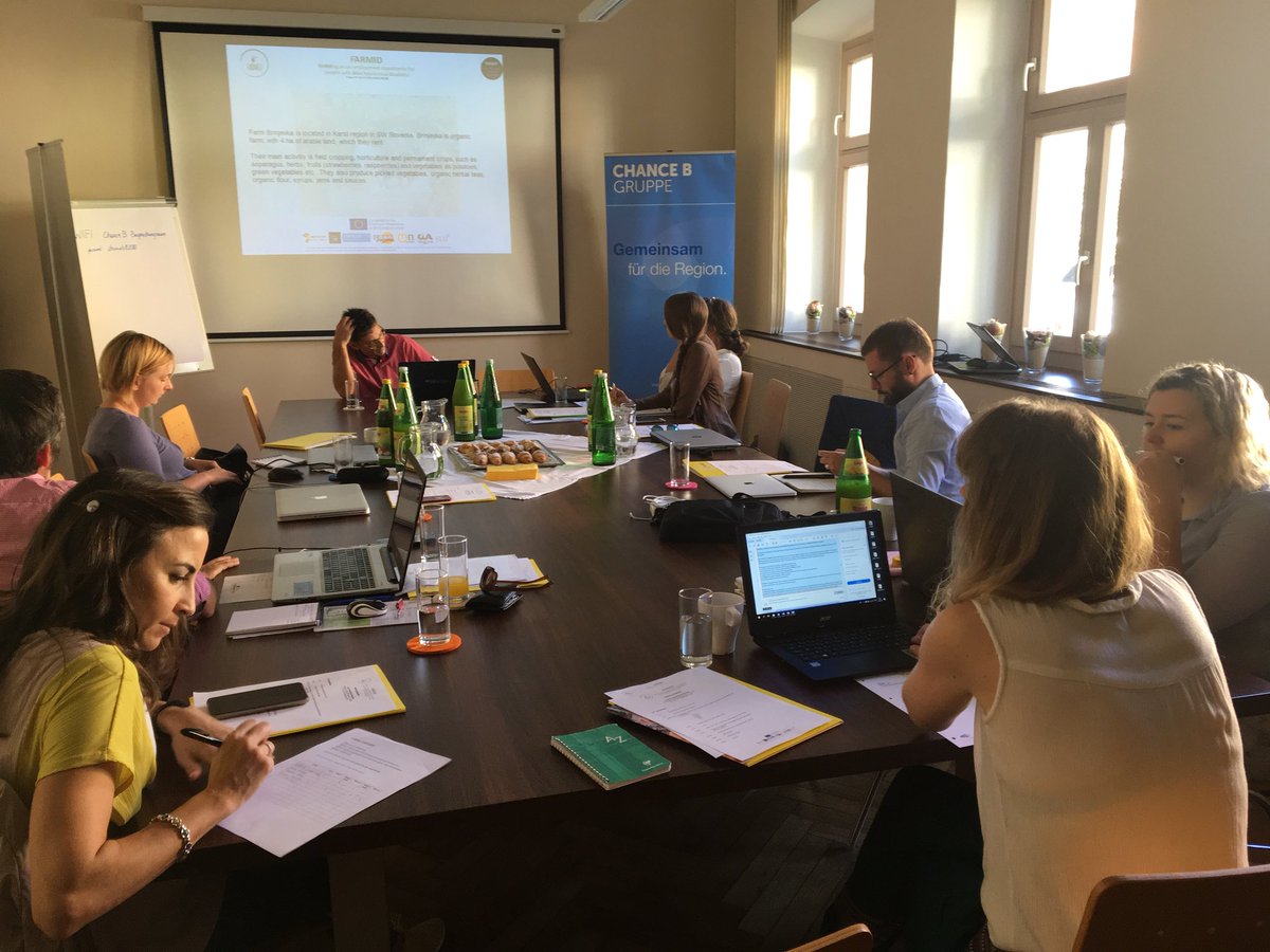 MassimoCanalicc's tweet image. 2nd @FARMID_PROJECT meeting in Gleisdorf, Austria, with presentations on #IO2 national #casestudies after #IO1 national #guidelines presented during the #KoM in Naklo, Slovenia