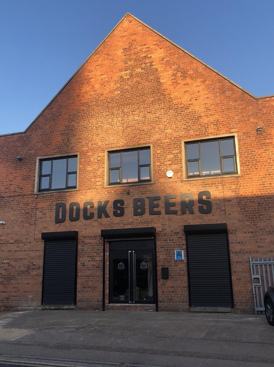 Our Grimsby brewery now has its name @DocksBeers 

#TheChurch #GrimsbyDocks