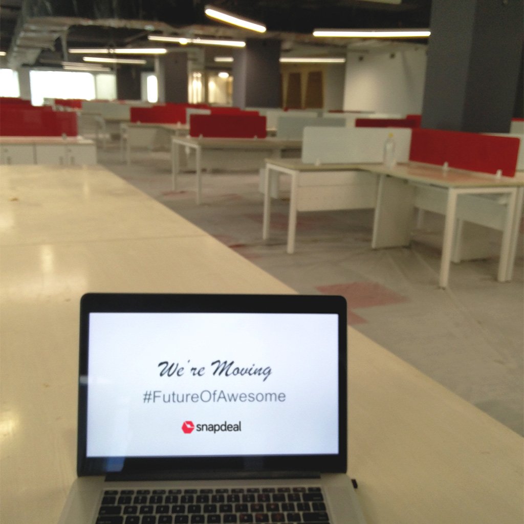 snapdealdiaries's tweet photo. The Excitement is rising! 😍 #NewOffice #MovingInSoon #FutureOfAwesome https://t.co/KkiTSlBYxi